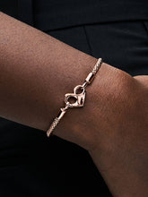 Pandora Moments Studded Chain Bracelet 14k rose gold plating