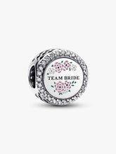 Engravable Team Bride Charm Sterling silver