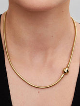 Snake Chain Necklace 14k gold plating