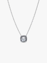 Halo Pendant Collier Necklace Sterling silver