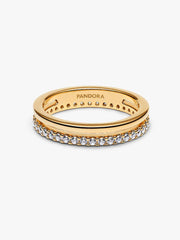 Double Band Ring 14k gold plating