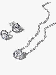 Sparkling Round Halo Gift Set 2 Quantity