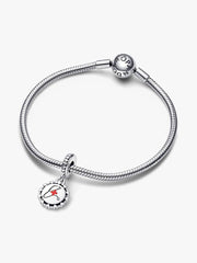 Stethoscope Engravable Dangle Charm Sterling silver