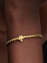 Textured Mushroom Mini Charm 14k gold plating