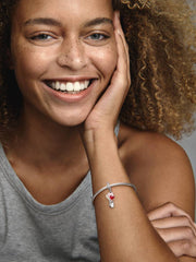 Happy Bday Balloon Dangle Charm Sterling silver