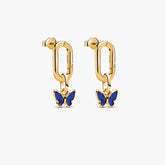 Chassing Butterflies Charm Earrings 2 Quantity