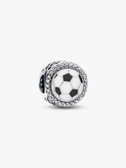 Engravable Soccer Charm Sterling silver