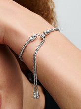 Pandora Moments Studded Chain Slider Bracelet Sterling silver