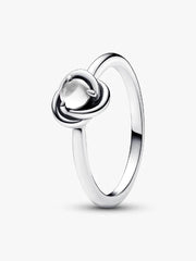 April Birthstone Eternity Circle Ring Sterling silver