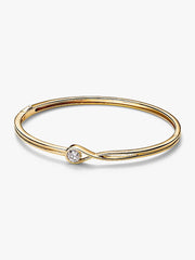 Pandora Infinite 14k Gold Lab-grown Diamond Bangle 0.50 ct TW, 14k gold