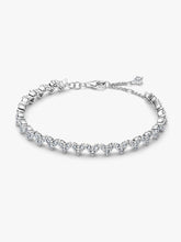 Triple Stone Heart Bracelet Sterling silver