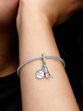 FINAL SALE - Disney Winnie the Pooh Birthday Dangle Charm Sterling silver