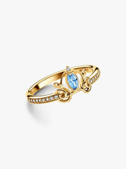 Disney Cinderella's Carriage Ring 14k gold plating