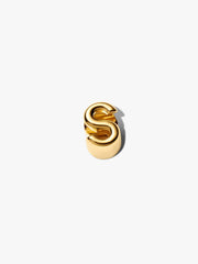 Letter S Alphabet Charm 14k gold plating