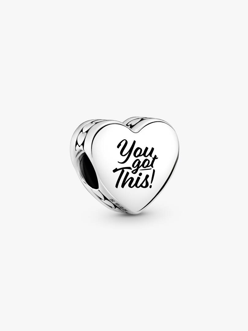 Engravable You Got This Charm Sterling silver