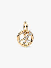 Virgo Zodiac Dangle Charm 14k gold plating