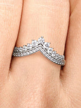 Princess Wishbone Ring Sterling silver