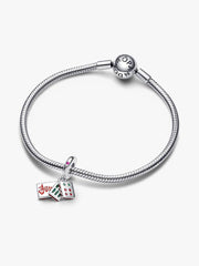 FINAL SALE - Mahjong Triple Dangle Charm Sterling silver