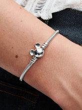 Disney Mickey Mouse Clasp Moments Snake Chain Bracelet Sterling silver