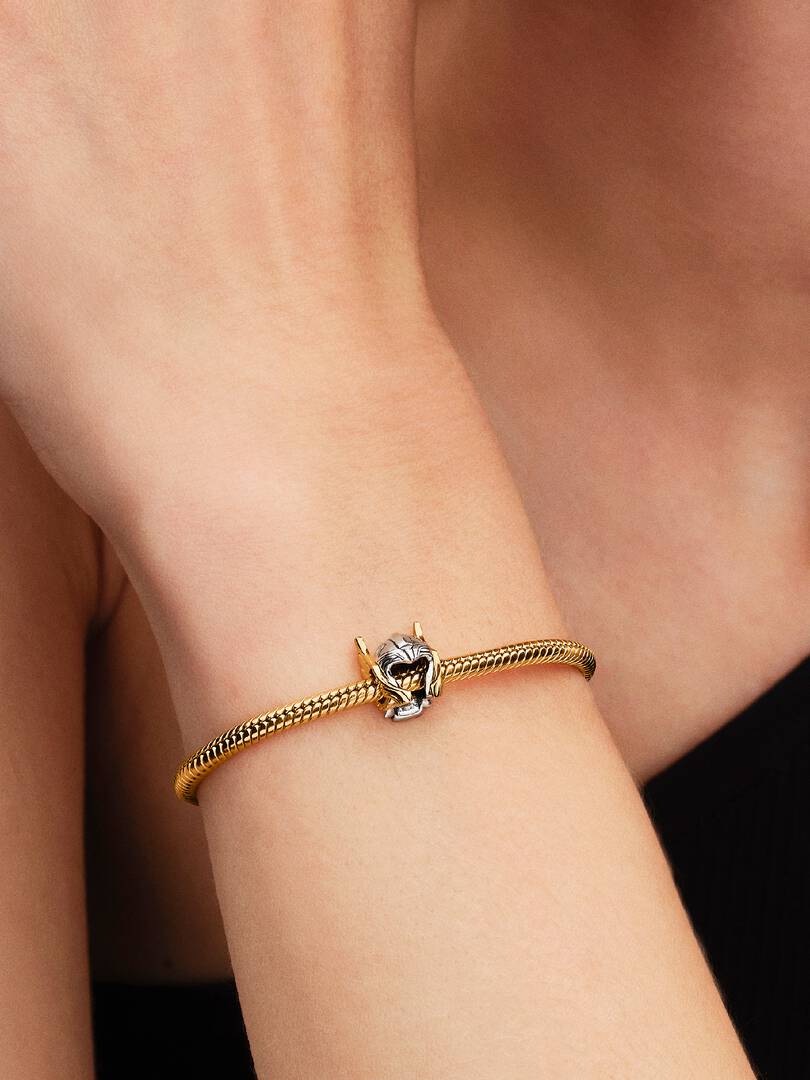 Marvel Thor Helmet Charm Sterling silver, 14k gold plating
