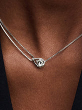 FINAL SALE - Pandora Infinite 14k White Gold Lab-grown Diamond Double Chain Collier Necklace 0.75 ct TW, 14k white gold