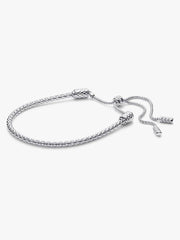 Pandora Moments Studded Chain Slider Bracelet Sterling silver