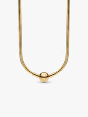 Snake Chain Necklace 14k gold plating