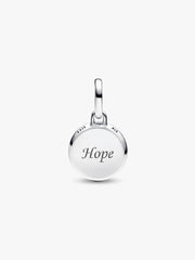 FINAL SALE - Red Murano Glass Engravable Mini Medallion Charm Sterling silver