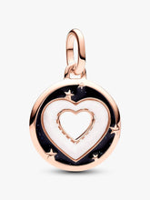 FINAL SALE - Pandora ME Hearts Medallion Charm 14k rose gold plating