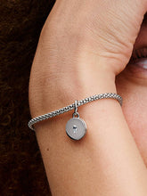 Openable & Engravable Love Locket Dangle Charm Sterling silver