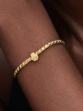 Textured Hamsa Hand Mini Charm 14k gold plating