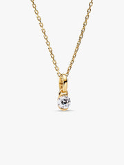 FINAL SALE - Pandora Talisman 14k Gold Lab-grown Diamond Infinity Pendant 0.25 ct TW, 14k gold