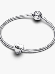 Dance Mom Heart Charm Sterling silver