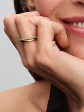 Double Band Ring 14k gold plating