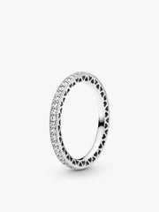 True Elegance Square Halo Ring Set 2 Quantity