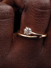 FINAL SALE - Pandora Nova 14k Gold Lab-grown Diamond Asymmetric Ring 0.50 ct TW, 14k gold