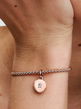 Openable & Engravable Love Locket Dangle Charm 14k rose gold plating