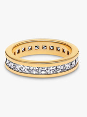 Eternity Channel Ring 14k gold plating