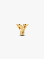 Letter Y Alphabet Charm 14k gold plating