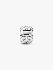 Studded Clip Charm Sterling silver