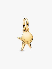 Starfish Double Dangle Charm 14k gold plating