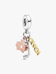 FINAL SALE - Sterling silver, 14k gold plating, 14k rose gold plating