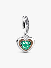 Clover Good Luck Dangle Charm Sterling silver