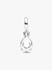 Opalescent Infinity Double Dangle Charm Sterling silver