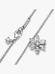 Sparkling Herbarium Cluster Pendant Necklace Sterling silver