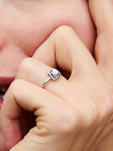 June Birthstone Eternity Circle Ring Sterling silver