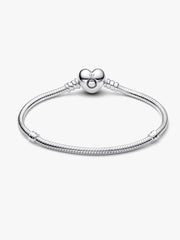 Moments Heart & Snake Chain Bracelet Sterling silver