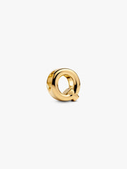 Letter Q Alphabet Charm 14k gold plating