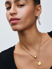 Linked Hearts Collier Necklace 14k gold plating