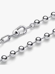Pandora ME Metal Bead & Link Chain Necklace Sterling silver